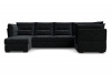 Диван-кровать, набор 1, ткань Сенсей Black Onyx
