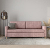 Диван-кровать, ширина 180 см, ткань Palermo Ash Rose